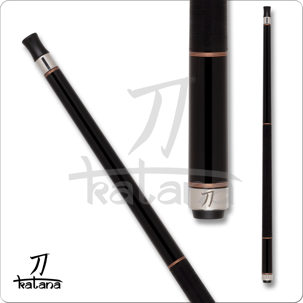 Katana Dragon KAT2505 Cue with Wood Shaft - Black