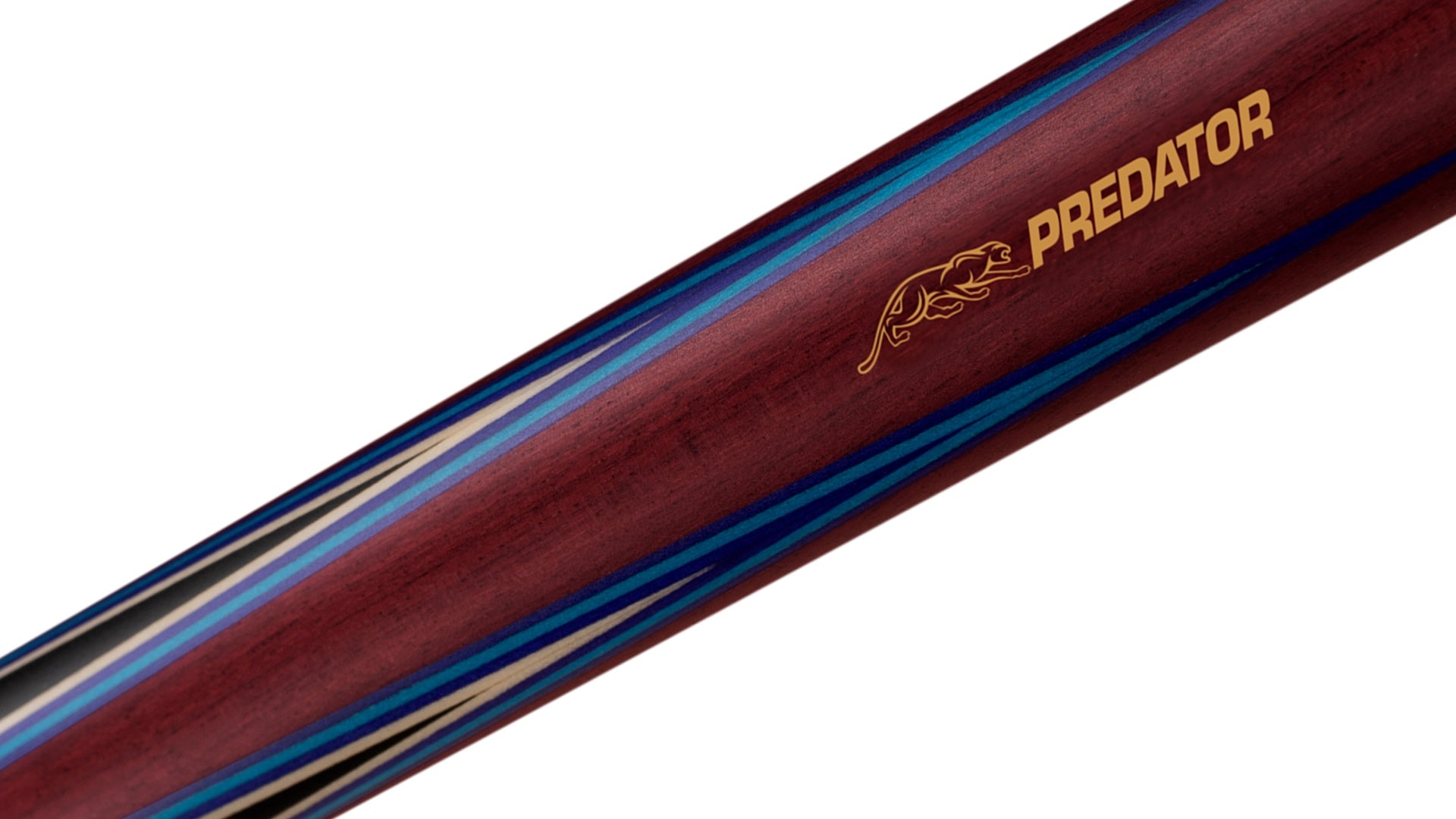 Predator 4 Point Sneaky Pete Purple Heart / Blue Points No Wrap Pool Cue