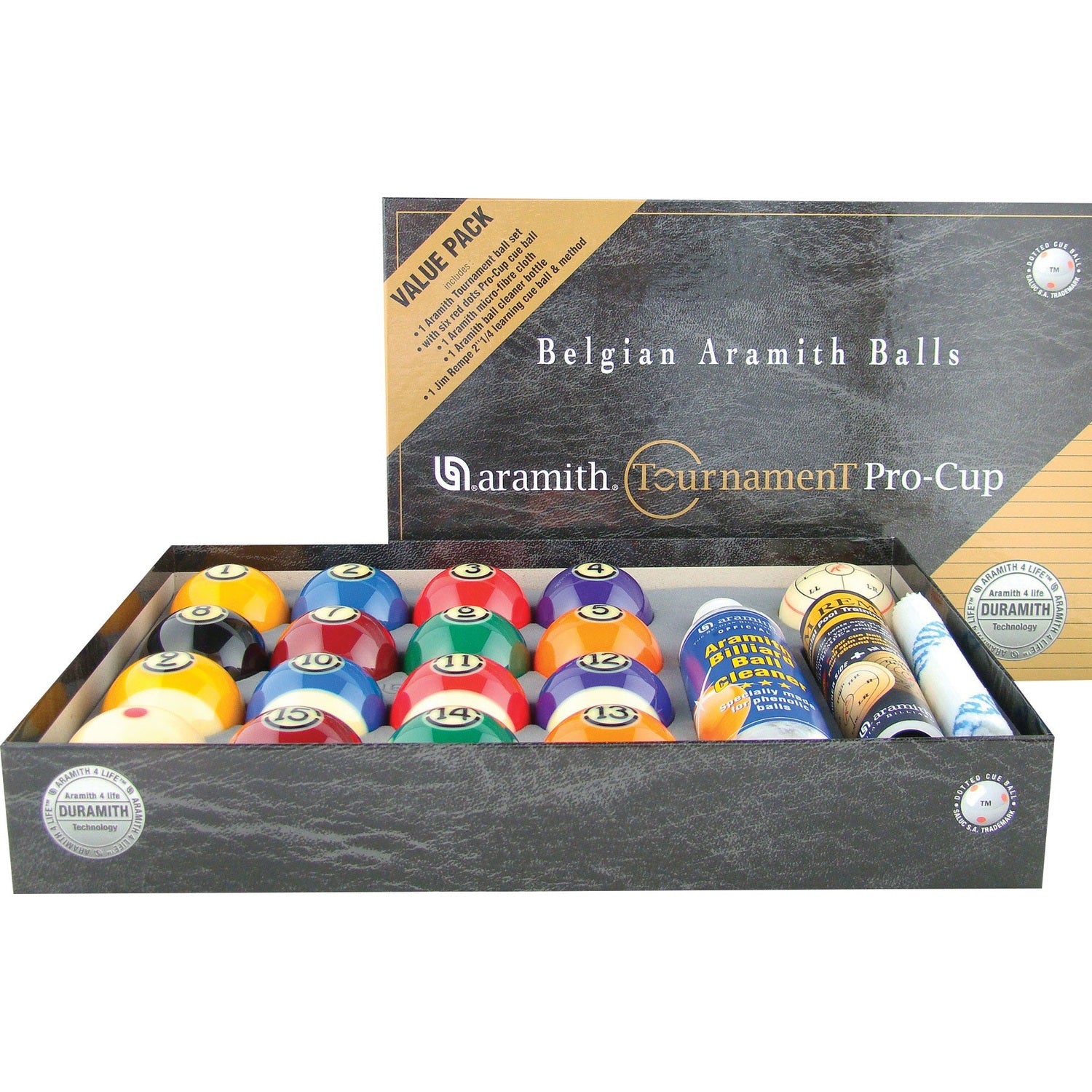 Aramith Tournament Pro Cup Value Pack Ball Set