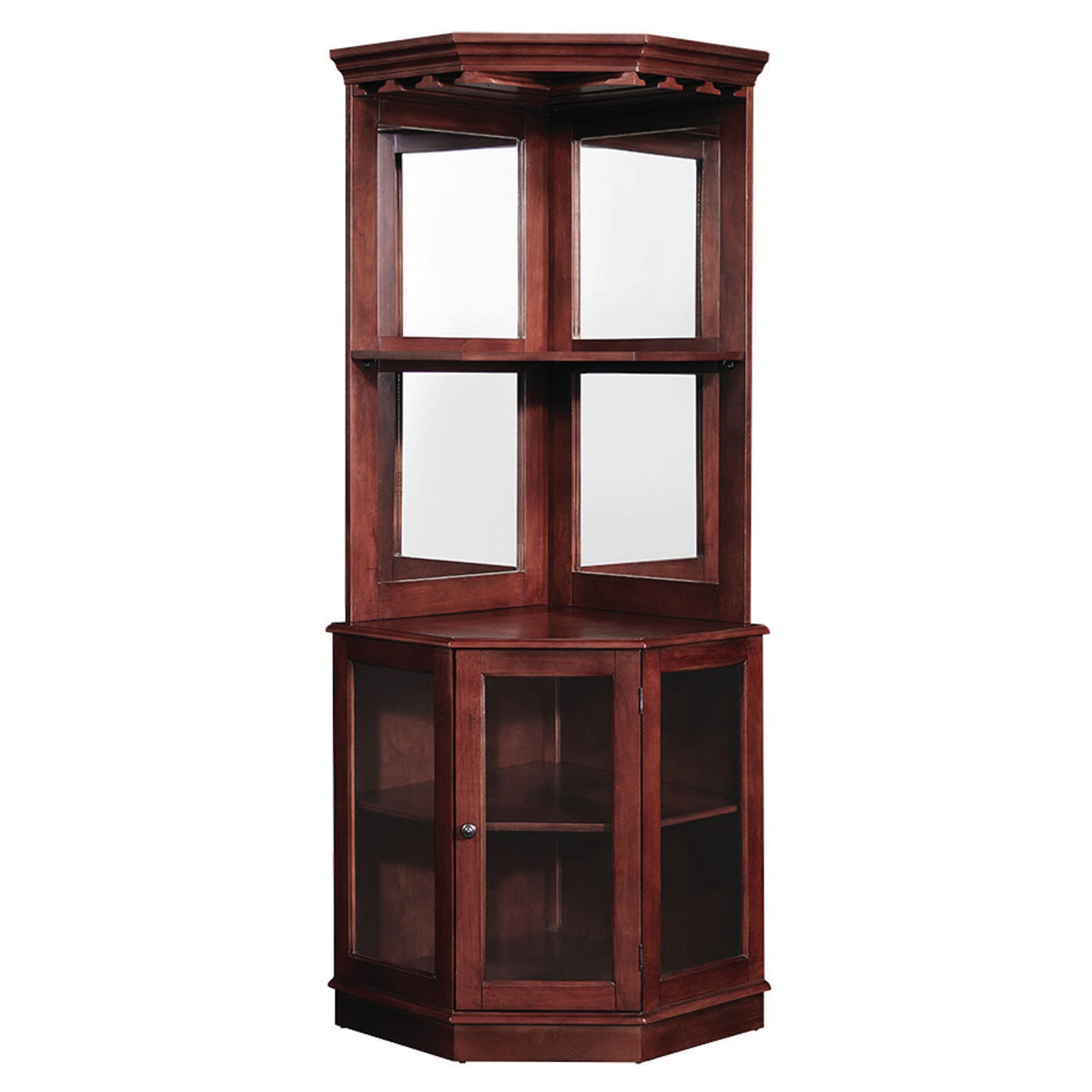 CORNER BAR CABINET - ENGLISH TUDOR