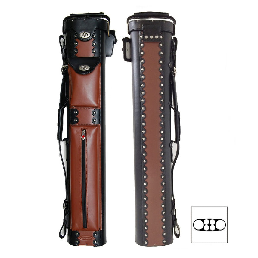 Delta Leather 2x4 Cowboy Case Brown