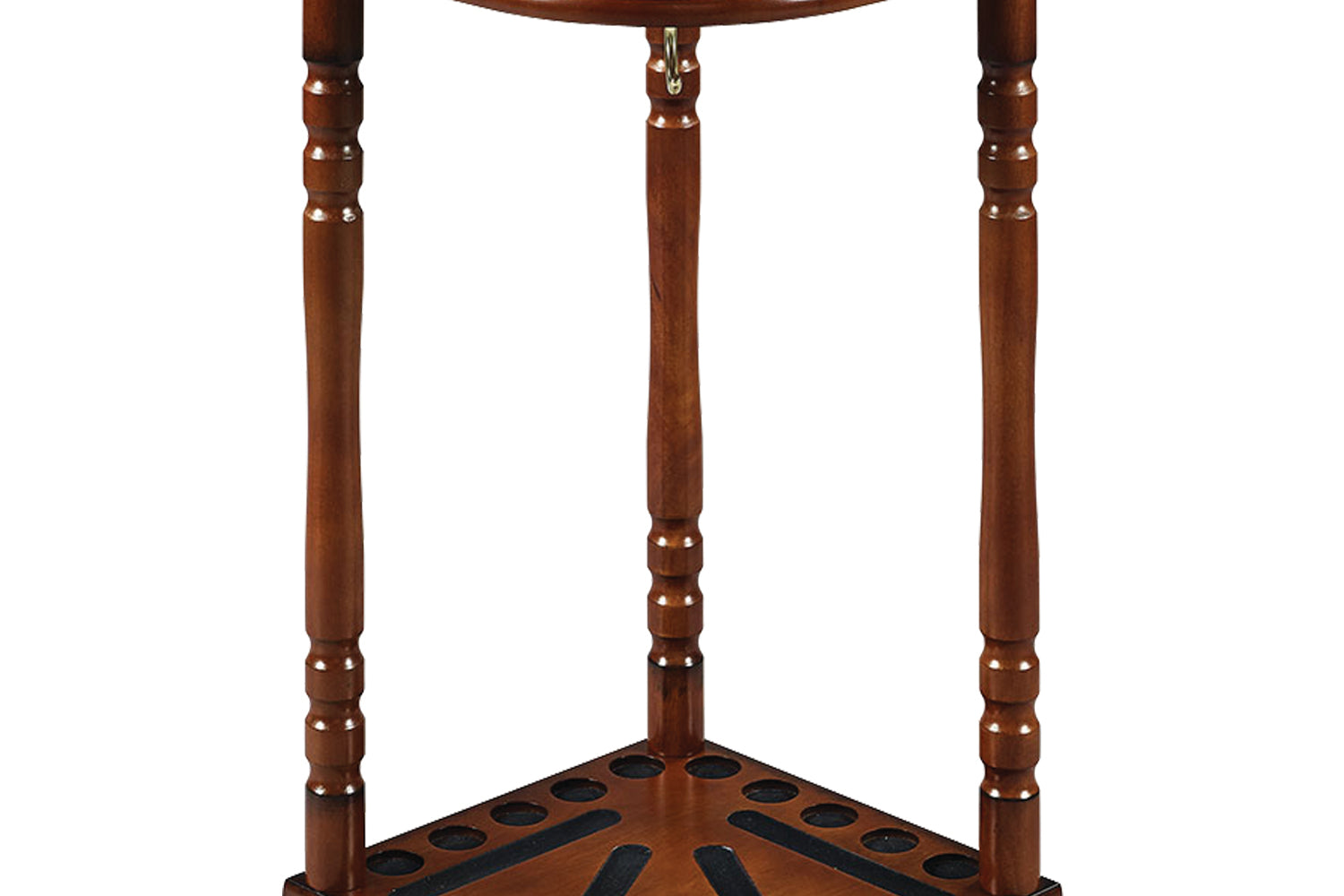 FLOOR CUE RACK - CHESTNUT