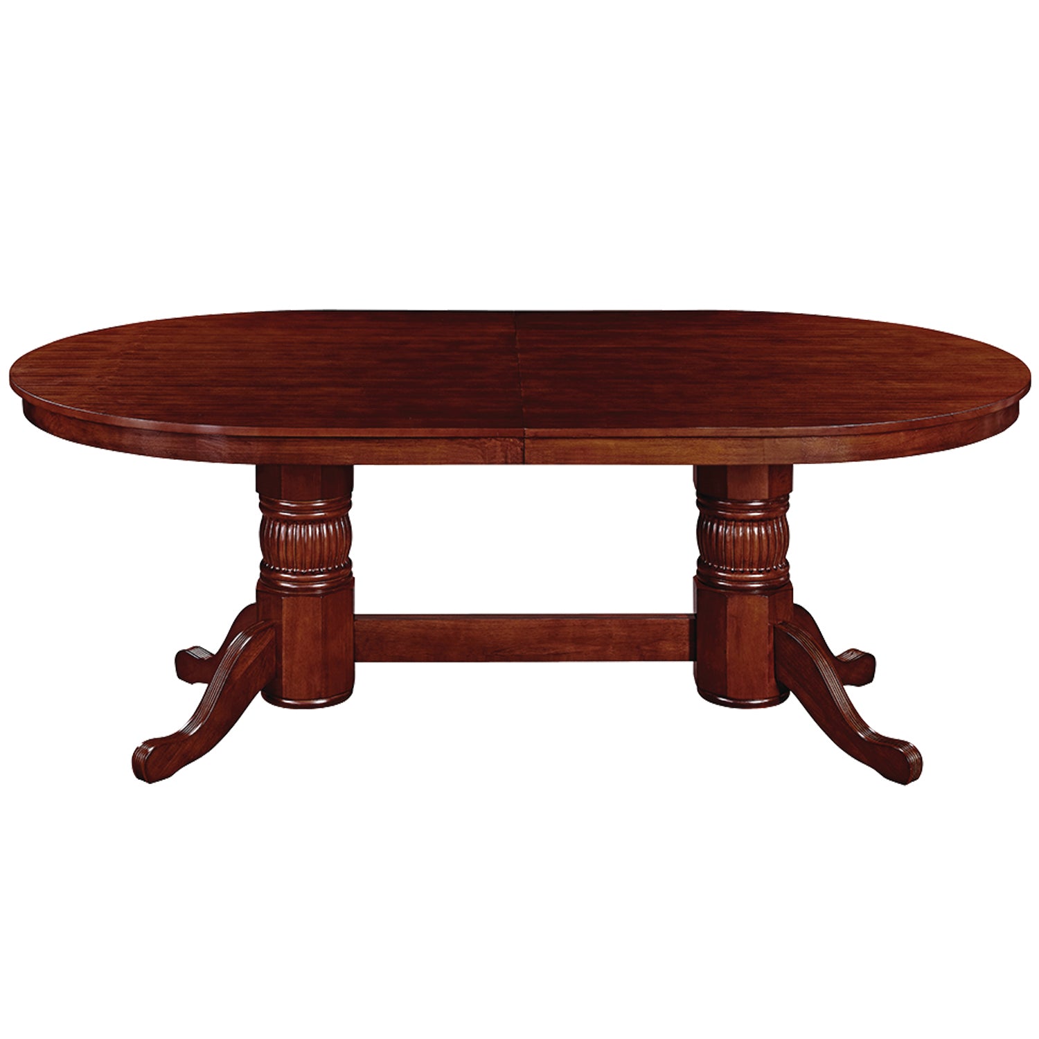 84" TEXAS HOLD'EM GAME TABLE WITH DINING TOP- ENGLISH TUDOR