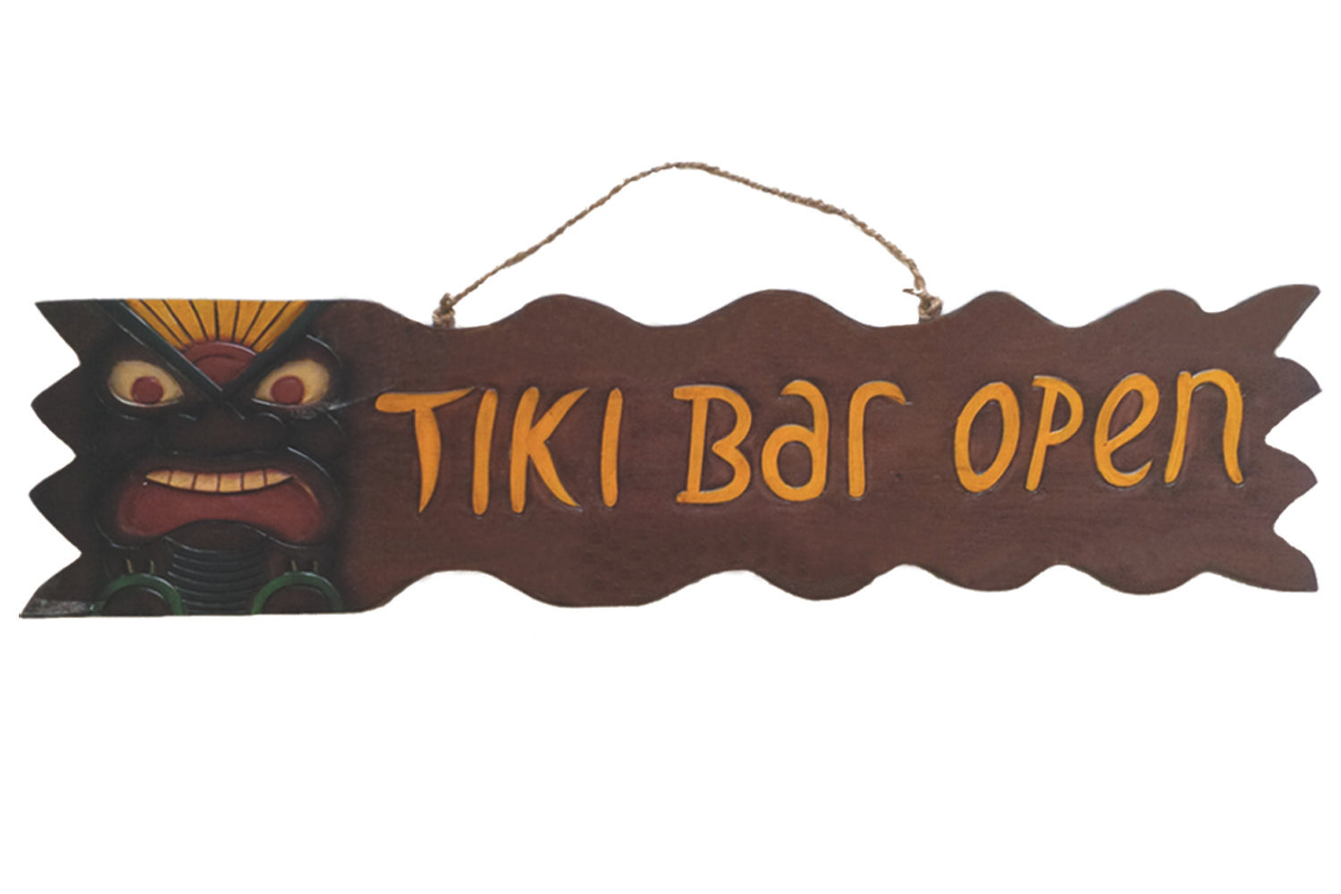 TIKI BAR OPEN SIGN