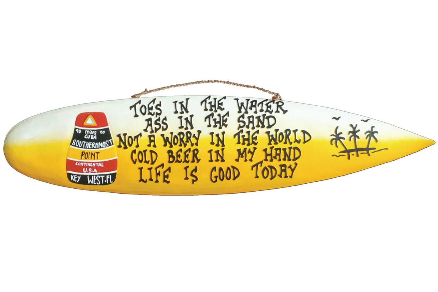 TOES IN THE WATER SURFBOARD