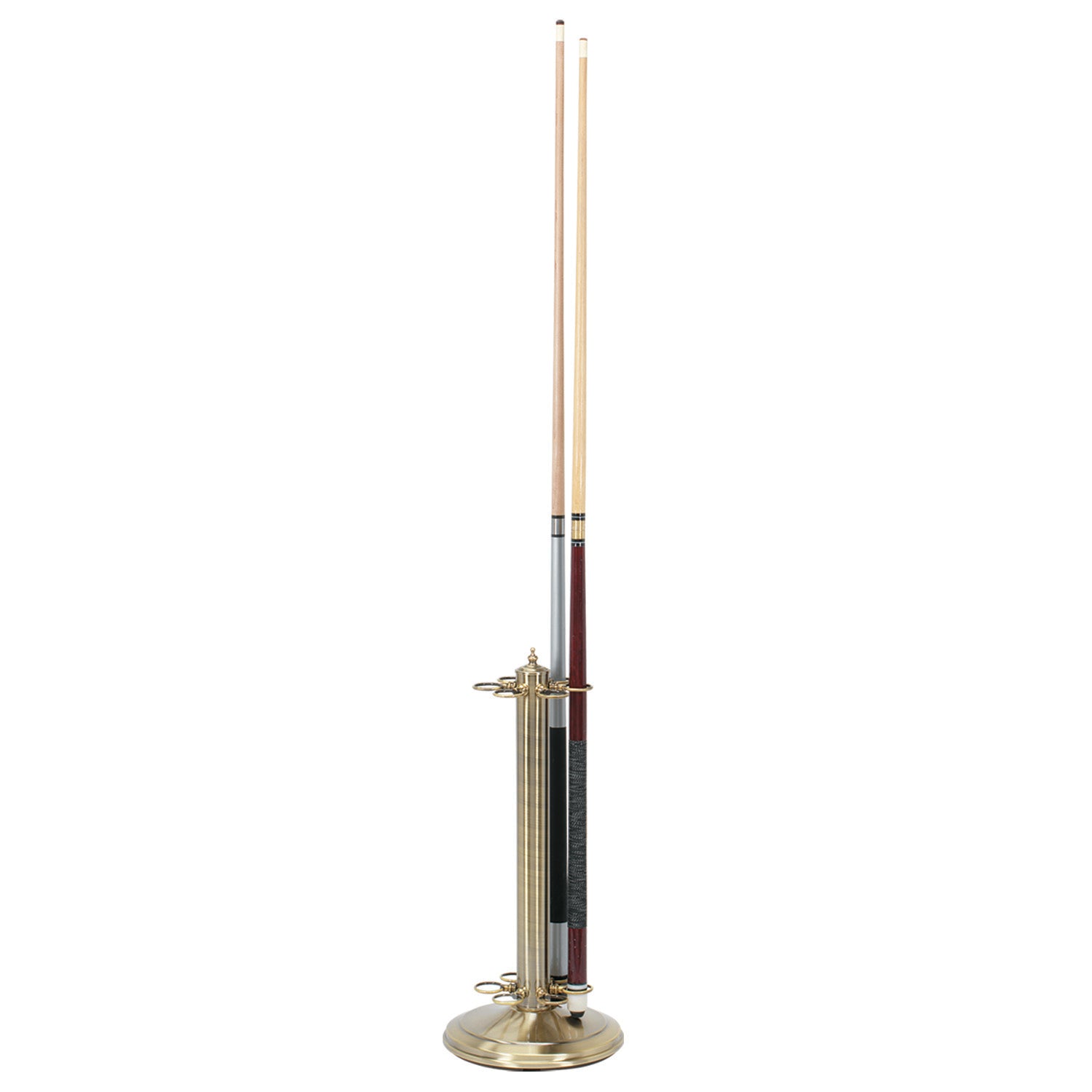 24"H POOL CUE HOLDER-ANTIQUE BRASS