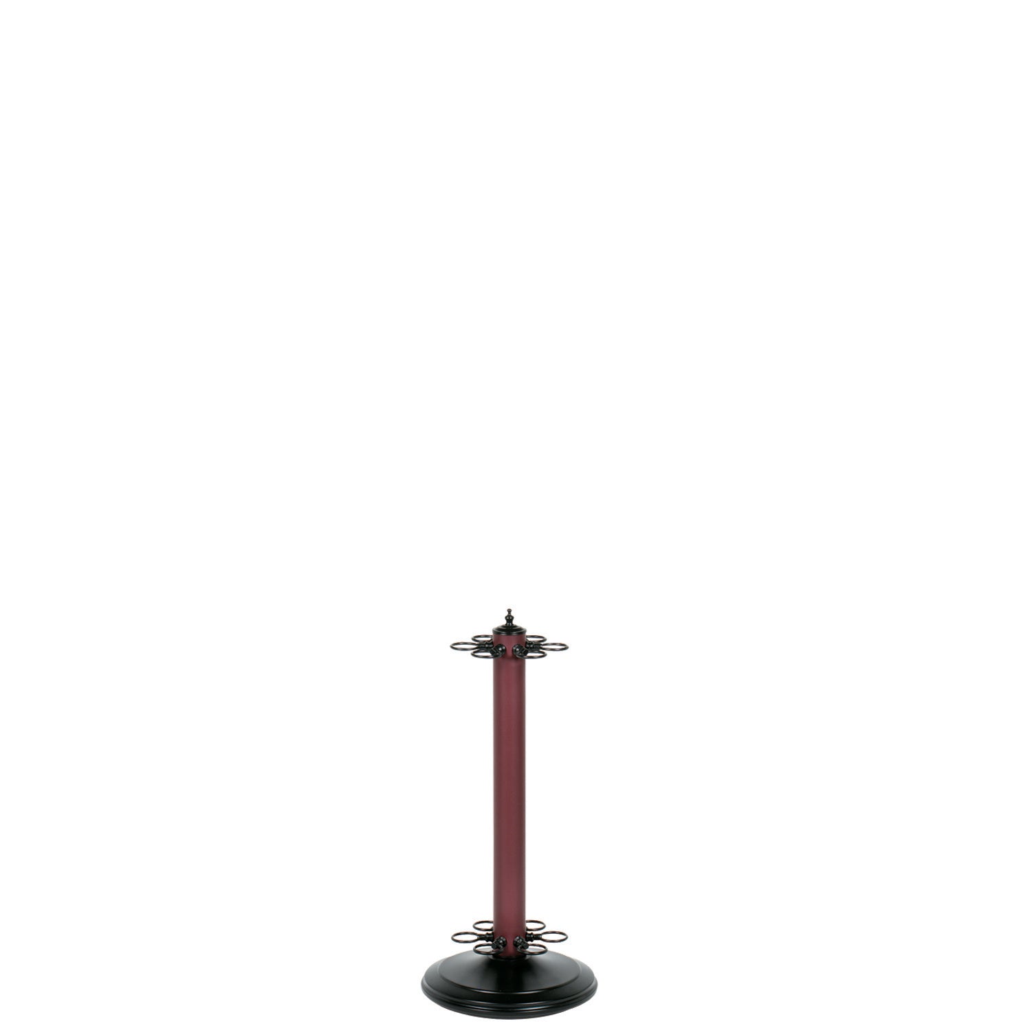 24"H POOL CUE HOLDER-MATTE BURGUNDY