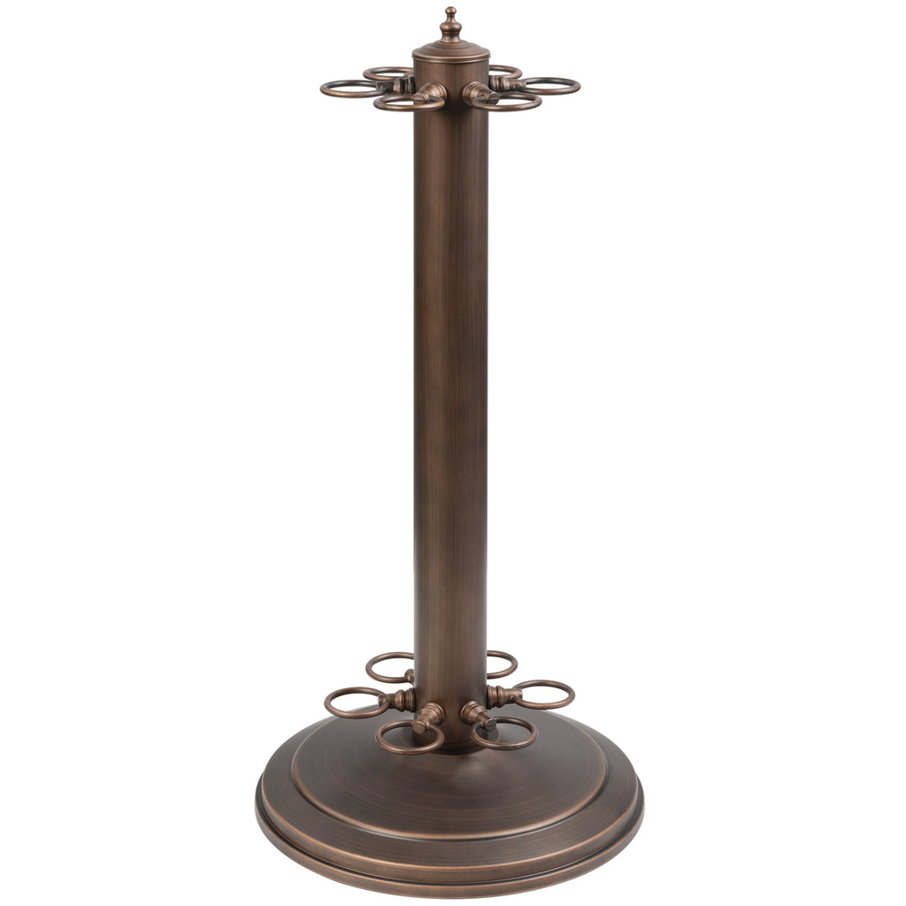 24"H POOL CUE HOLDER-OIL RUBBED BRONZE