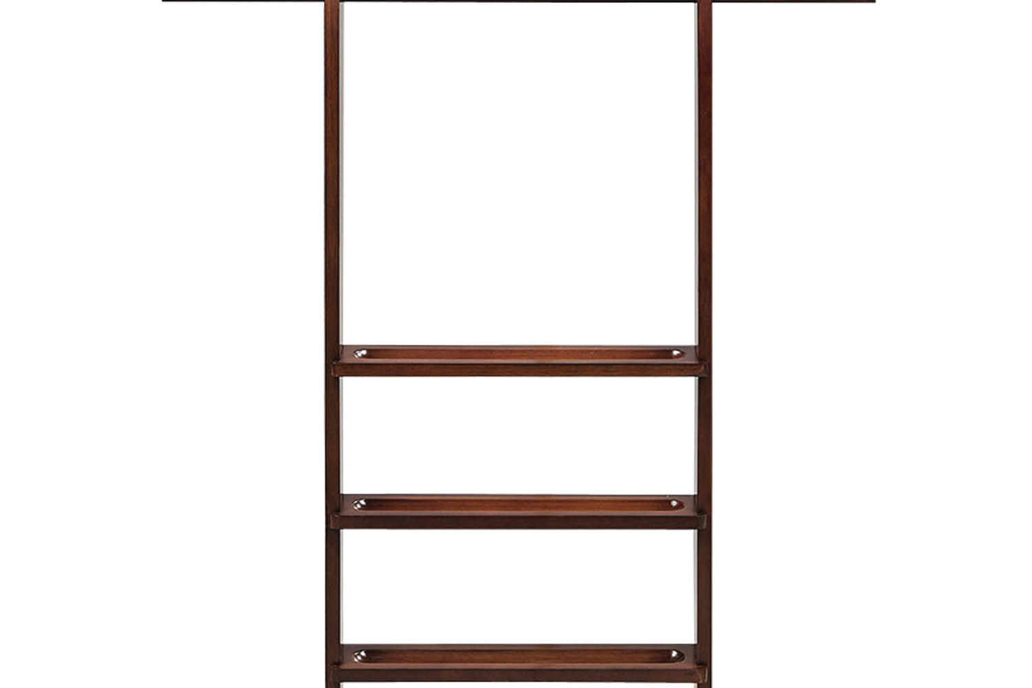WALL CUE RACK - CHESTNUT