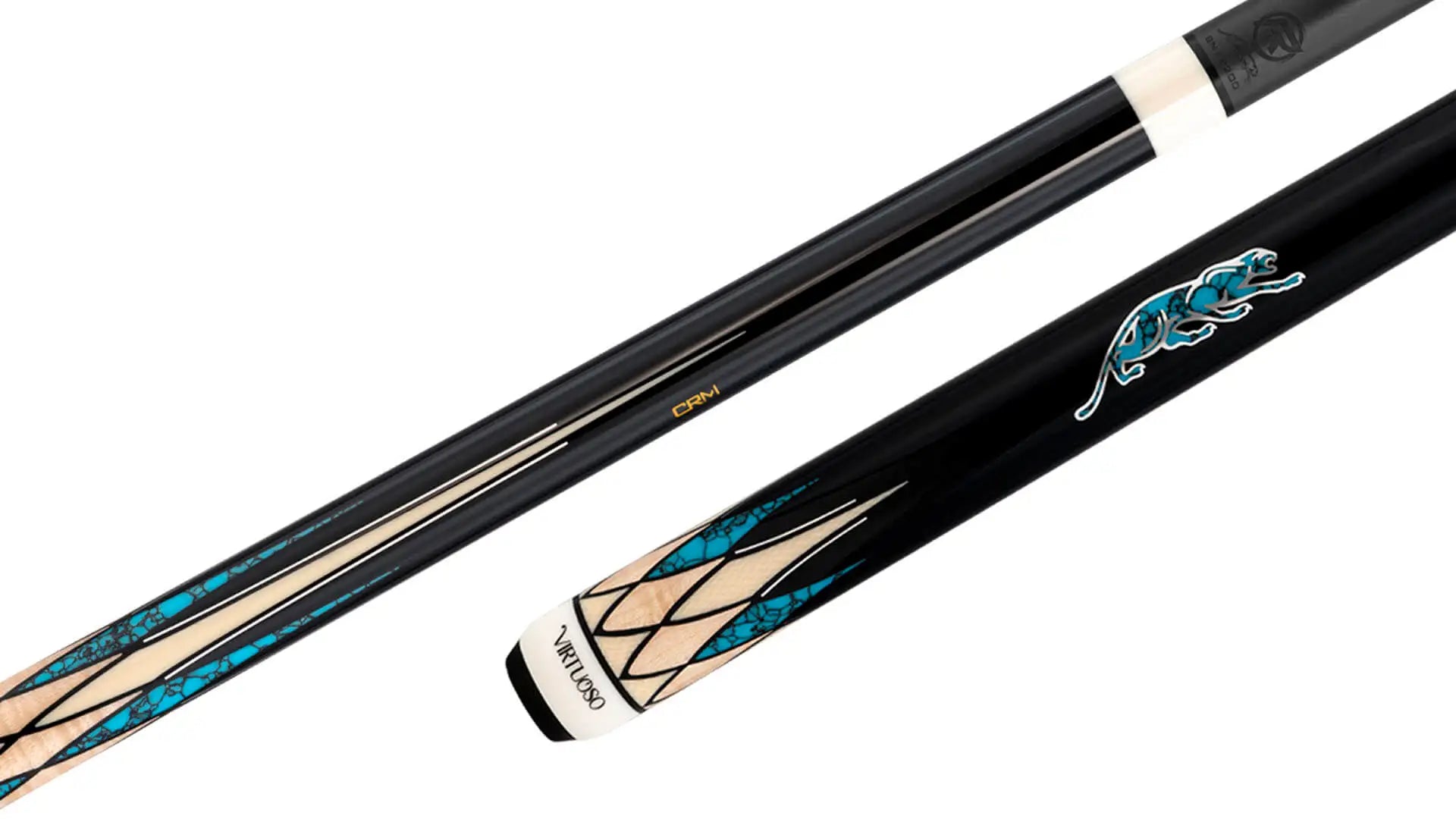Predator CRM Virtuoso Black / Turquoise Carom Cue