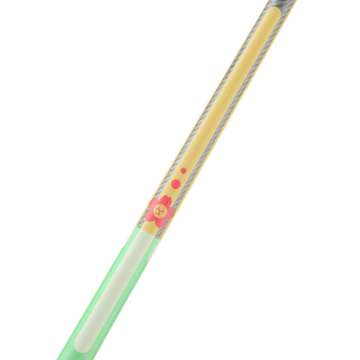 Poison Candy Sugar Pool Cue with Carbon Fiber Shaft - Green/Peach - No Wrap