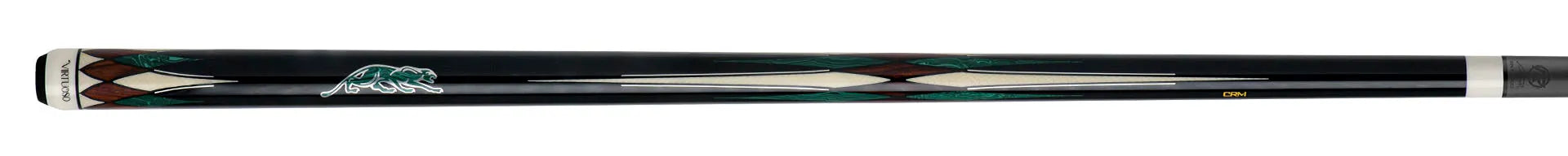 Queue de carambole Predator CRM Virtuoso Noir / Cocobolo et Malachite