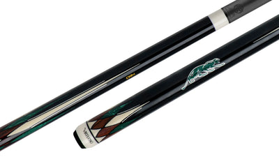 Queue de carambole Predator CRM Virtuoso Noir / Cocobolo et Malachite