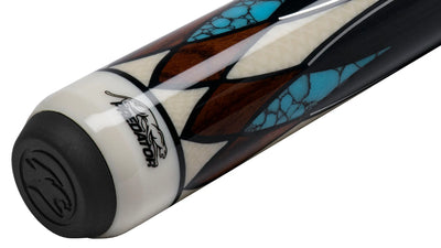 Canne de billard Predator CRM Virtuoso Noire / Cocobolo et Turquoise