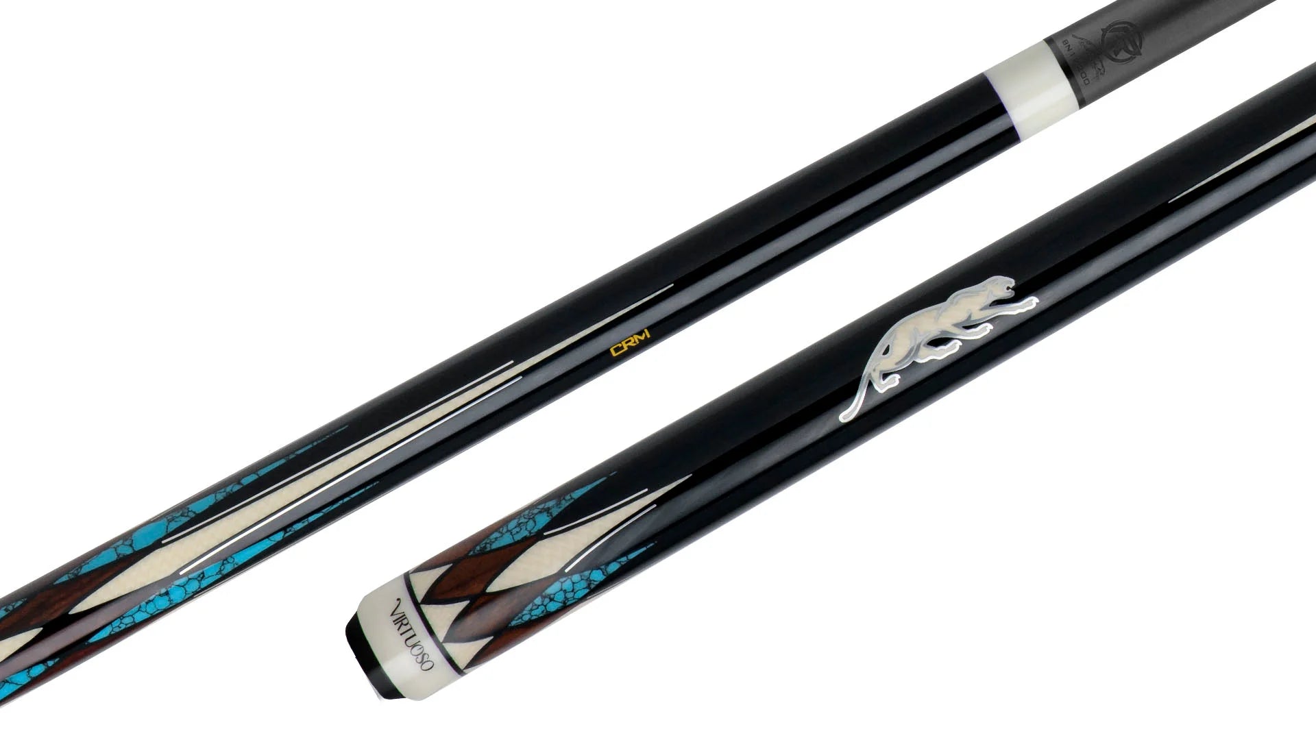 Predator CRM Virtuoso Black / Cocobolo and Turquoise Carom Cue