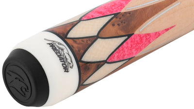 Predator CRM Virtuoso Natural Curly Maple / Pink Stone Carom Cue and 3-Cushion Cue