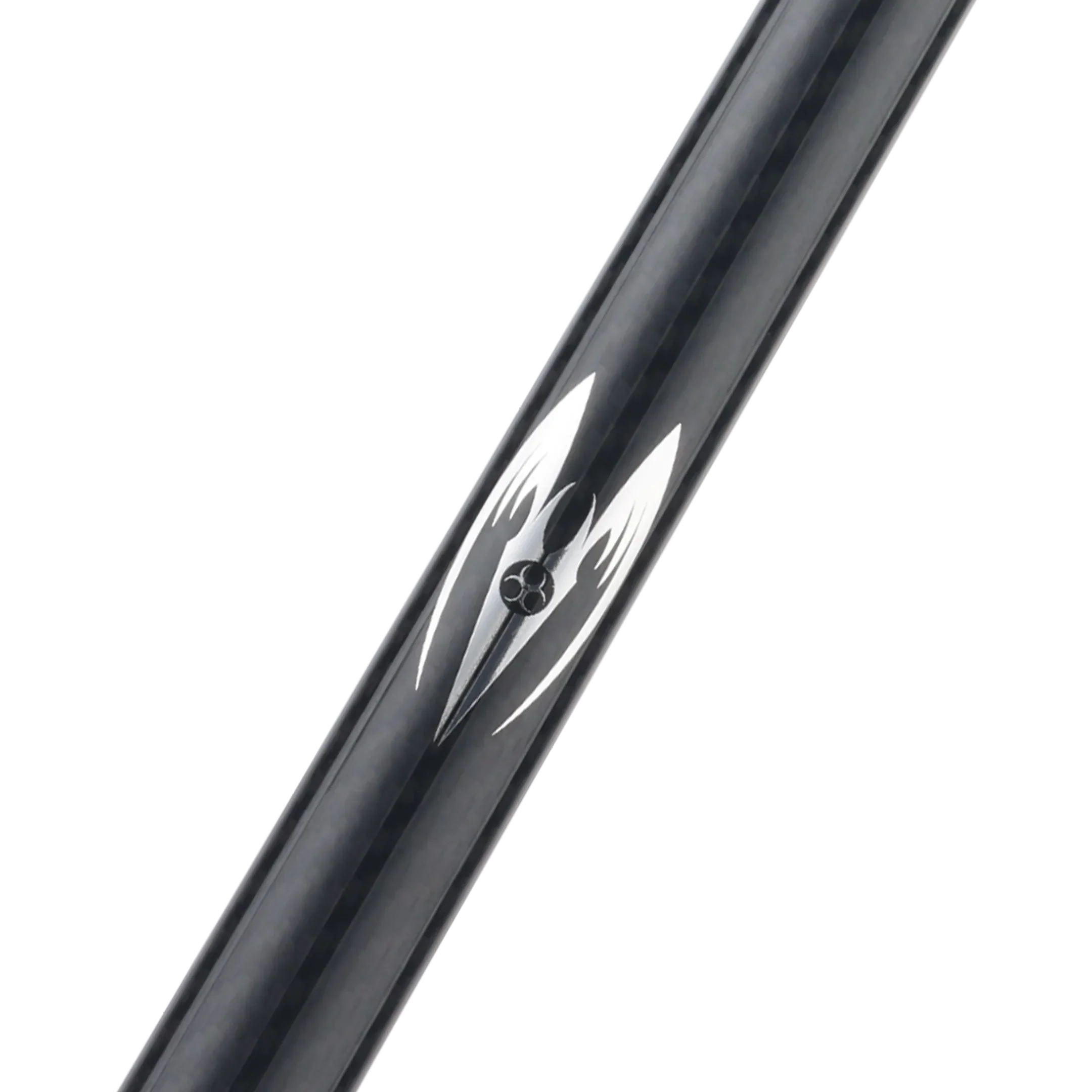 Poison Maelith Pool Cue with Carbon Fiber Shaft - Black/Black - No Wrap