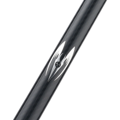 Poison Maelith Pool Cue with Carbon Fiber Shaft - Black/Black - No Wrap