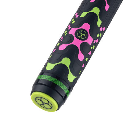 Poison VX Jump/Break Cue with Venom Carbon Fiber Shaft - Green/Pink