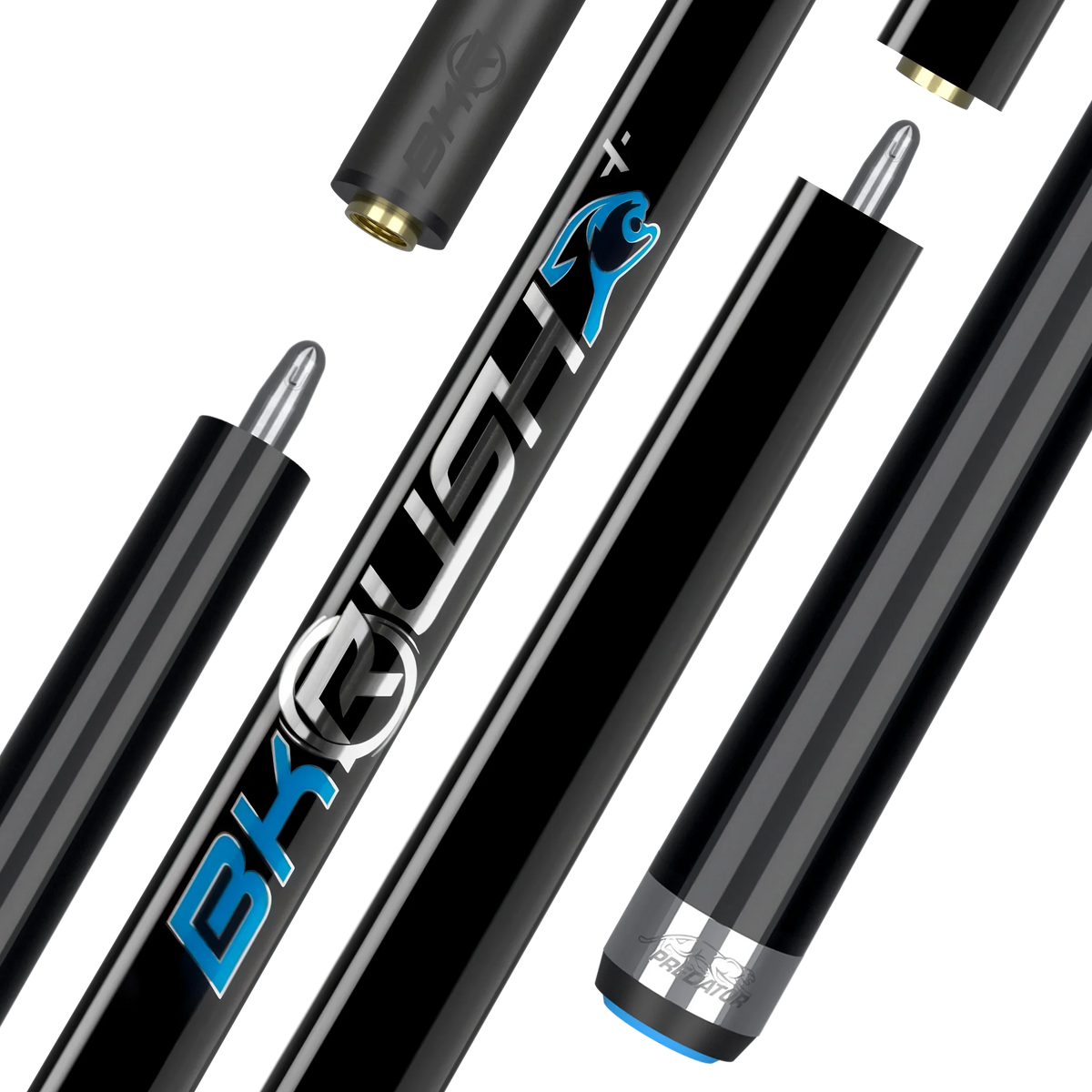 Predator Black BK Rush®+ Jump/Break Cue - No Wrap