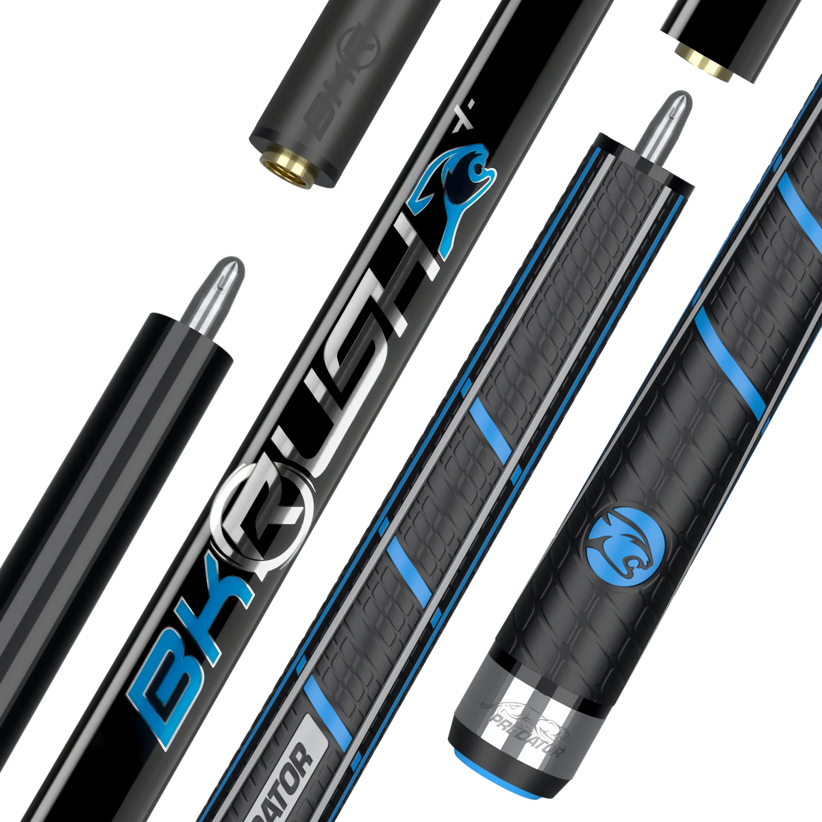Predator Black BK Rush® + Jump/Break Cue - Sport Wrap