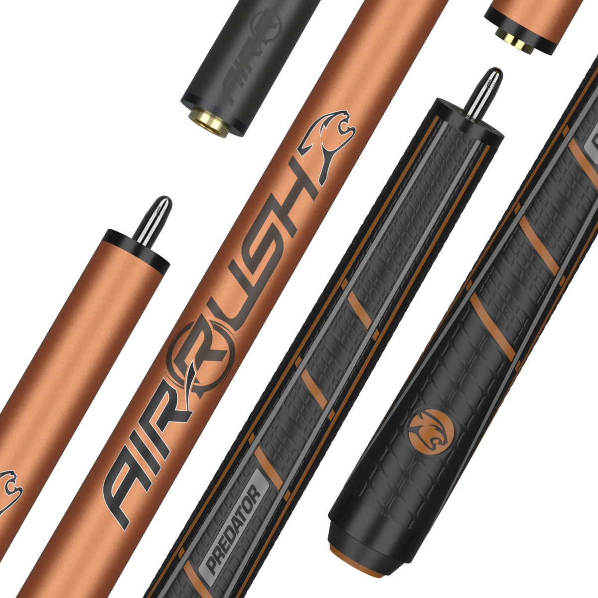 Predator Air Rush® Tiger Eye Jump Cue - Sport Wrap