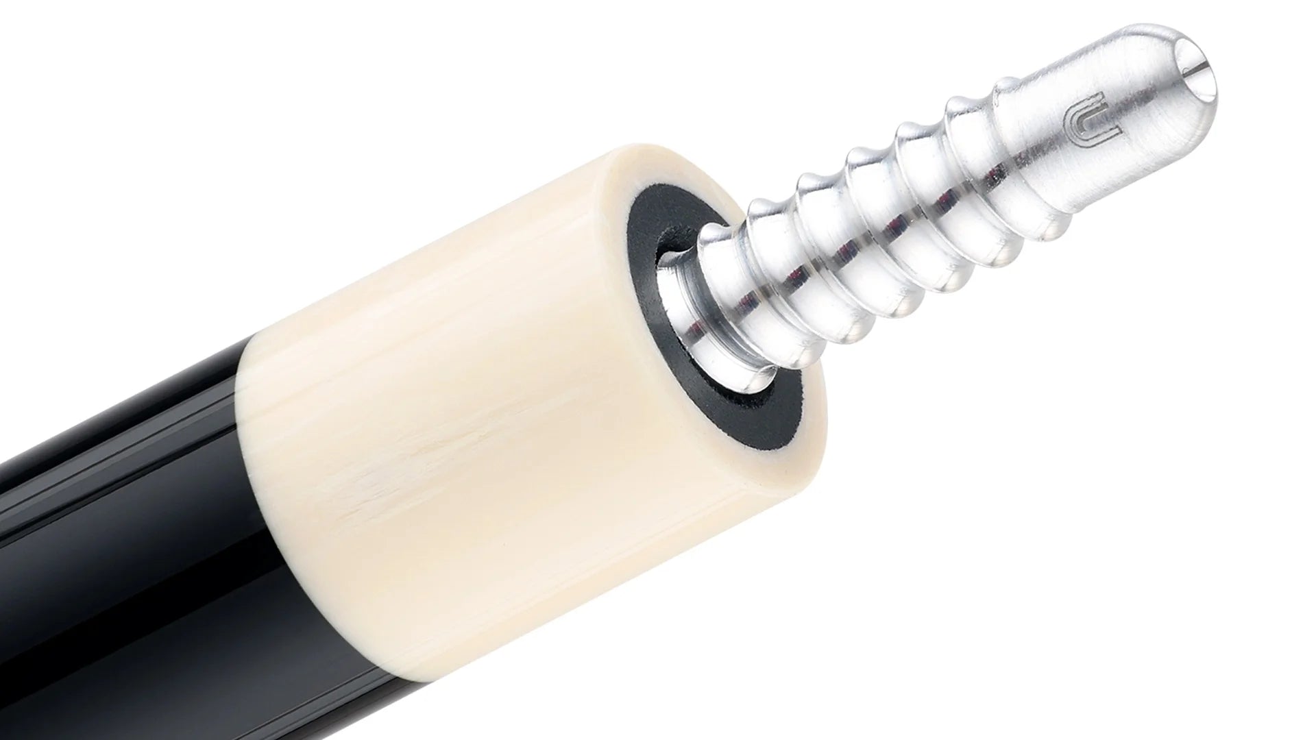 Predator LE True Splice 16 Pool Cue - Ebony with Green/Yellow Points - Leather Wrap