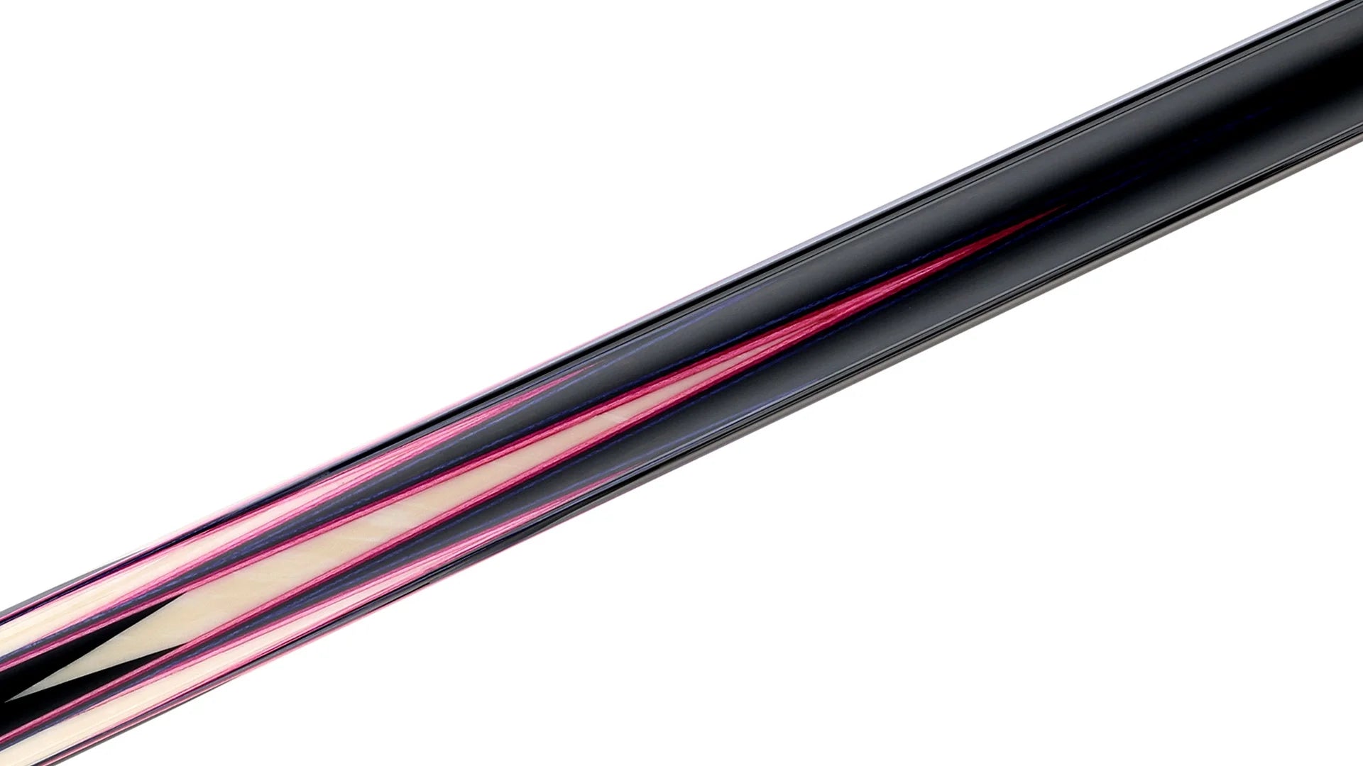 Predator LE True Splice 16 Pool Cue - Ebony with Purple/Pink Points - Leather Wrap