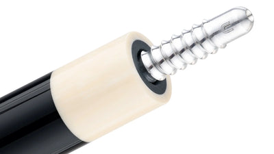 Predator LE True Splice 16 Pool Cue - Ebony with Red/Orange Points - Leather Wrap