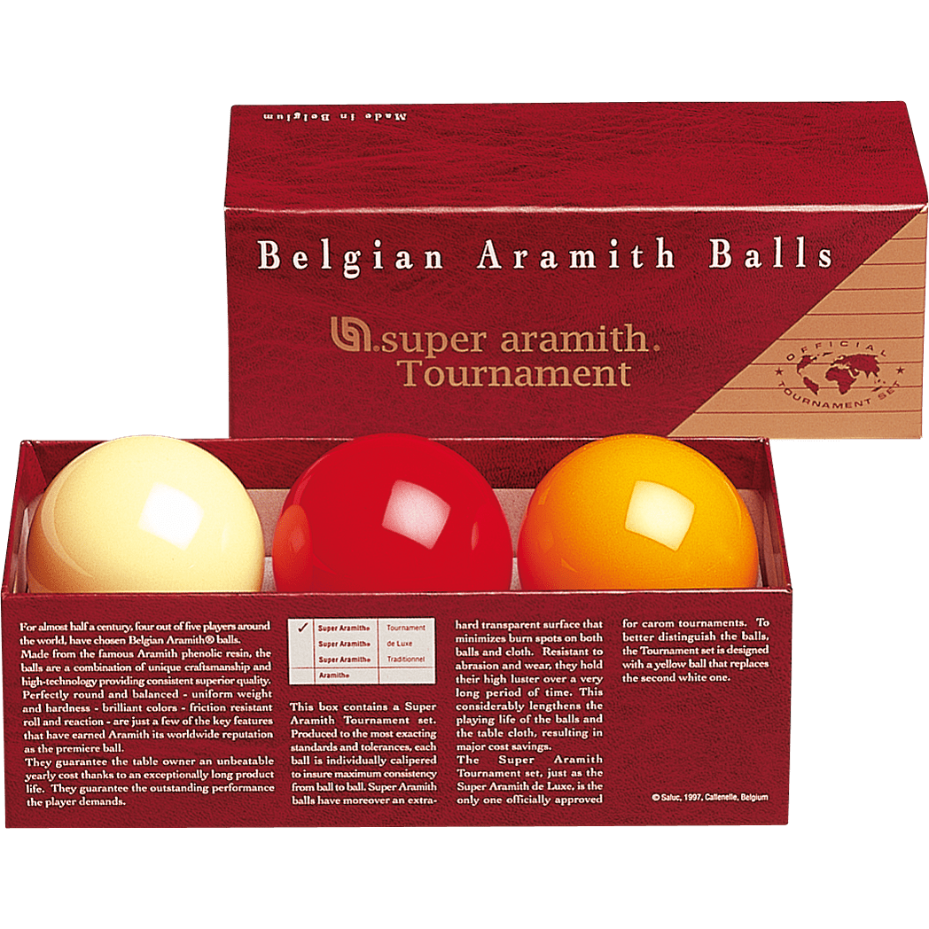 Aramith BBACTRN Super Aramith Tournament Carom Ball Set