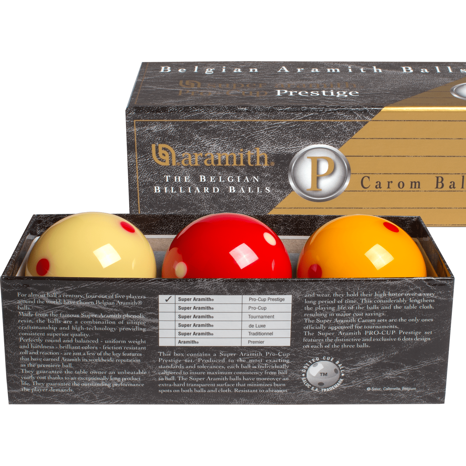 Aramith BBAPCPC Super Pro-Cup Prestige Ball Set