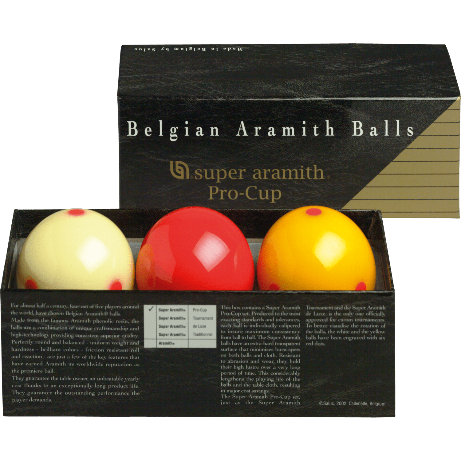 Aramith BBARC Pro Cup Carom Ball Set