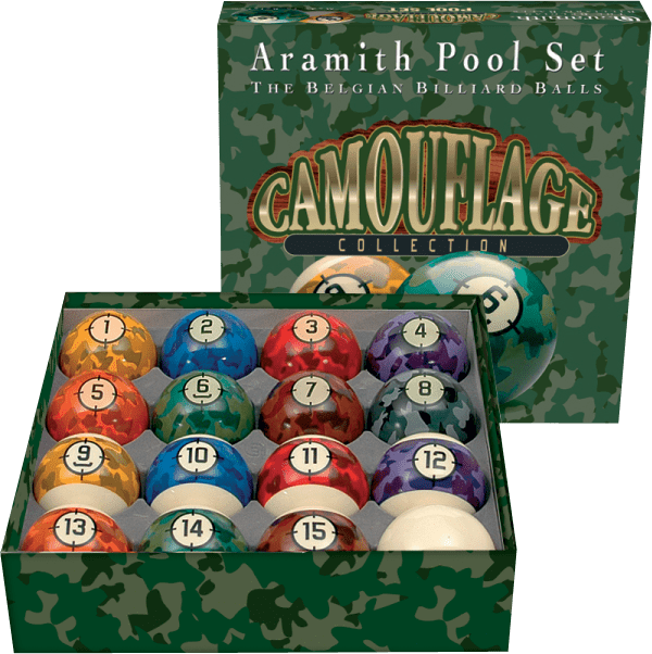 Aramith BBCAM Camouflage Ball Set