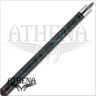Athena ATH51 Pool Cue, Green & Blue Pin Stripe Design