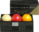 Aramith BBARC Pro Cup Carom Ball Set