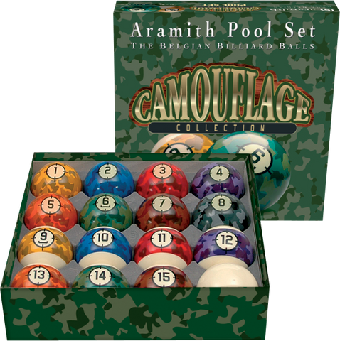 Aramith BBCAM Camouflage Ball Set