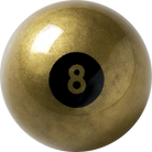 Aramith BBGOLD8 Golden 8 Ball