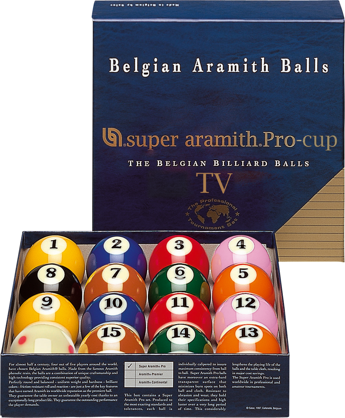 Aramith BBSAPTV Super TV Pro Cup Ball Set