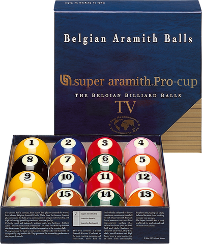 Aramith BBSAPTV Super TV Pro Cup Ball Set