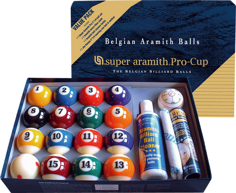 Aramith BBSAPVPK Super Pro Cup Value Pack