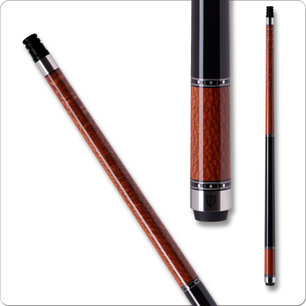 Cuetec Cynergy Truewood Pool Cue - Leopard Forearm - No Wrap
