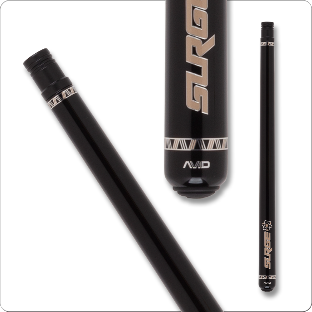 Cuetec Avid Surge Jump Cue - Black & Gold