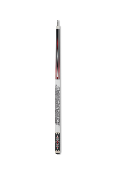 JFlowers DANTE 1 - Limited - White Lizard Wrap Pool Cue
