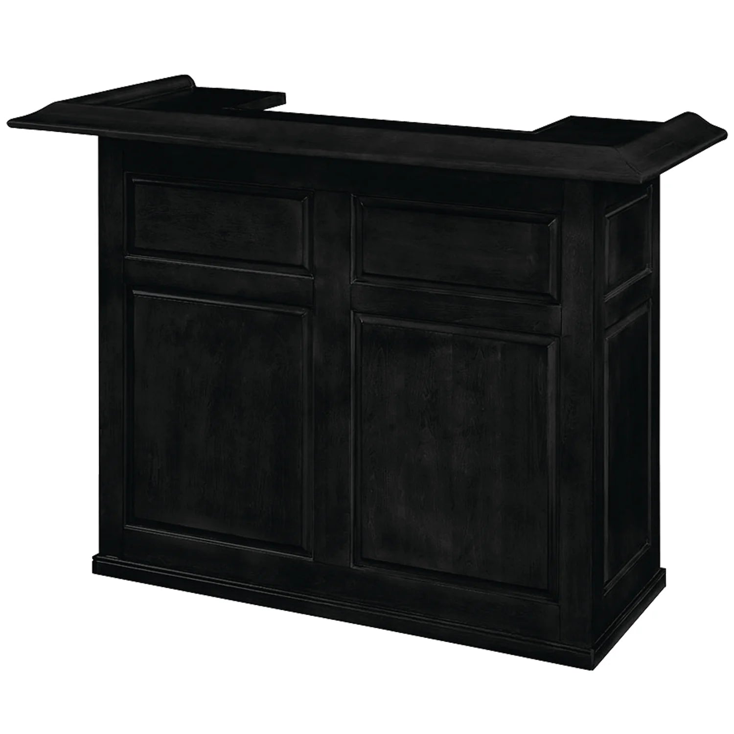 Ram Game Room 60" English Pub Style Bar - Black