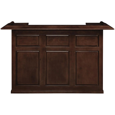 Ram Game Room 72" English Pub Style Bar - Cappuccino