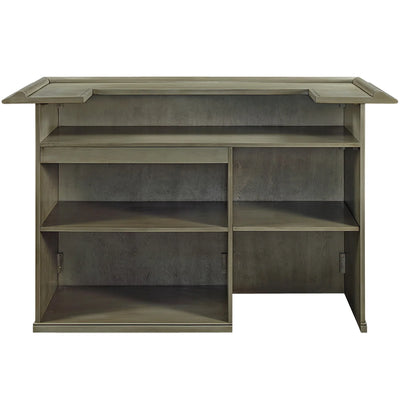 Ram Game Room 72" English Pub Style Bar - Slate