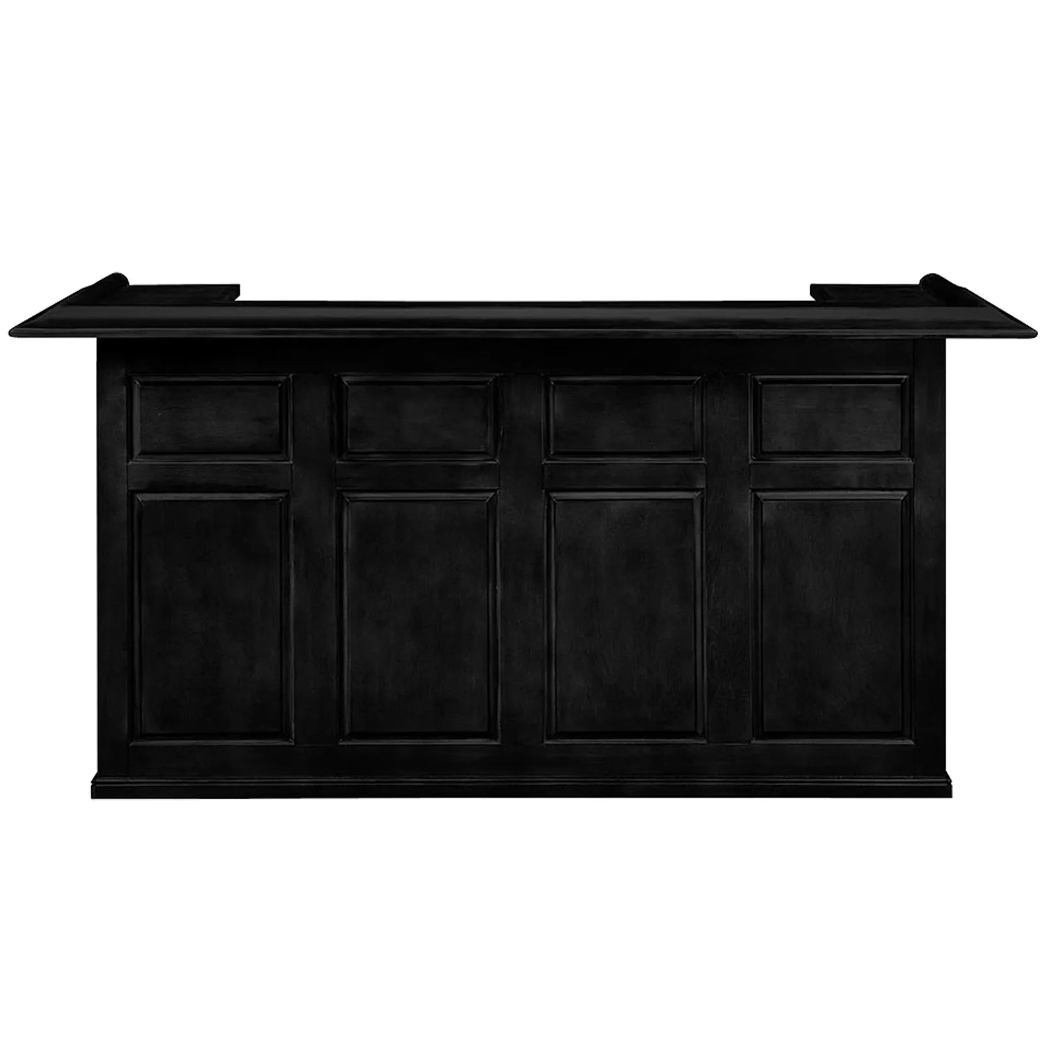Ram Game Room 84" English Pub Style Bar - Black