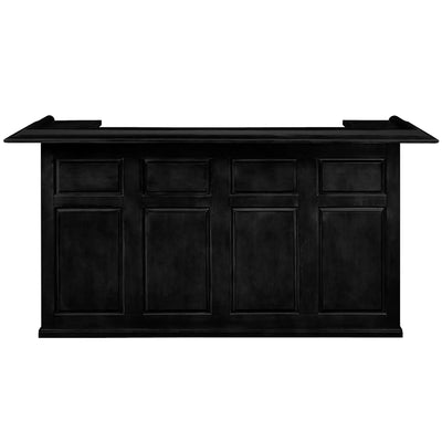 Ram Game Room 84" English Pub Style Bar - Black