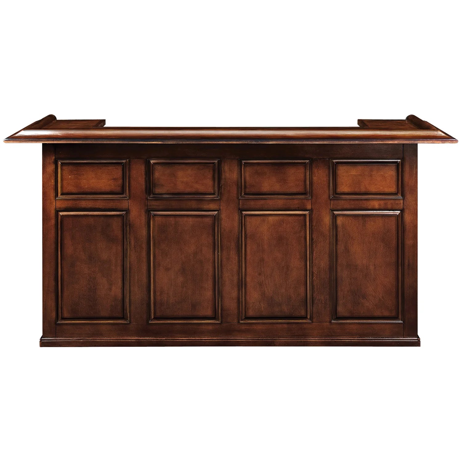 Ram Game Room 84" English Pub Style Bar - Chestnut