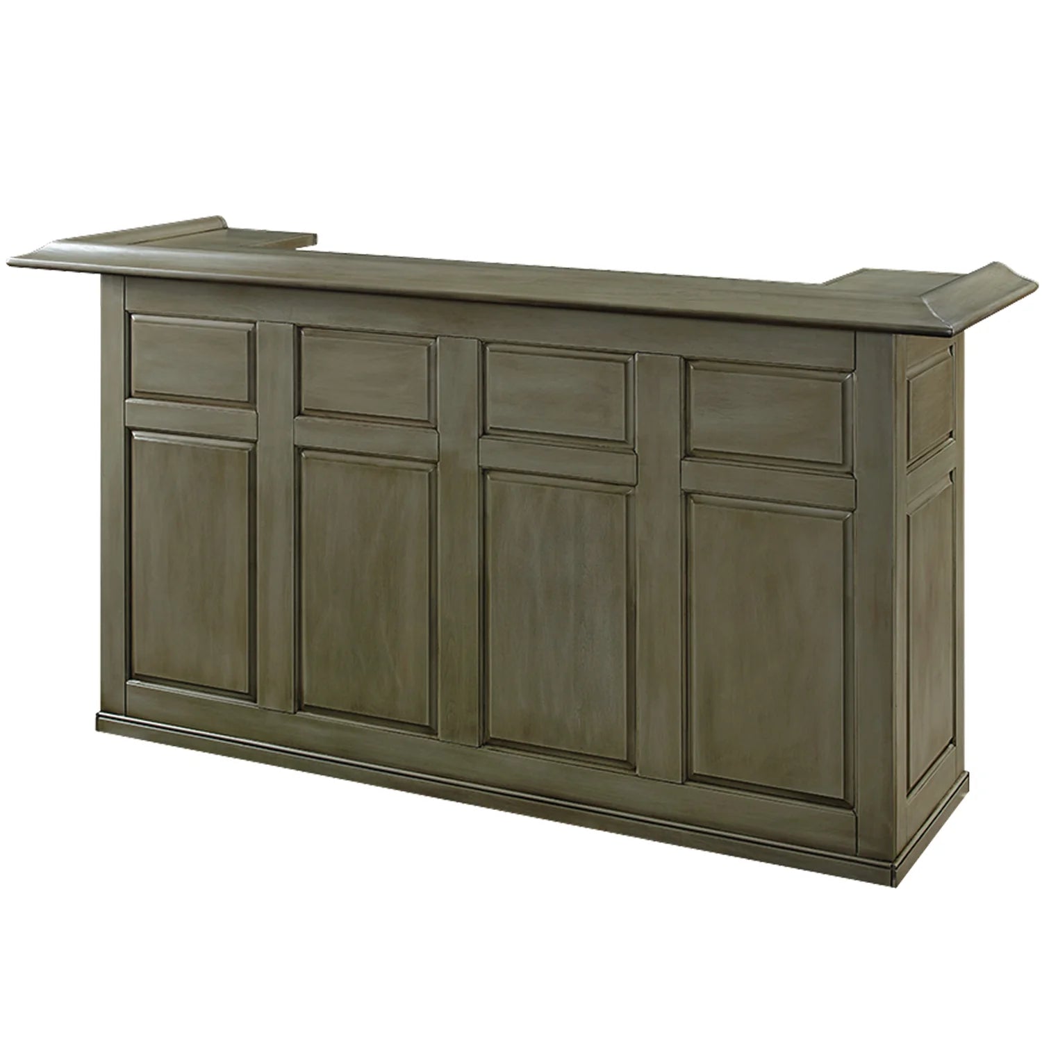 Ram Game Room 84" English Pub Style Bar - Slate